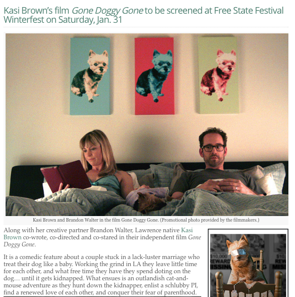 GONE DOGGY GONE - PRESS CLIPPINGS